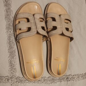 Sam Edelman Cream Slide Sandals Valeri 7.5